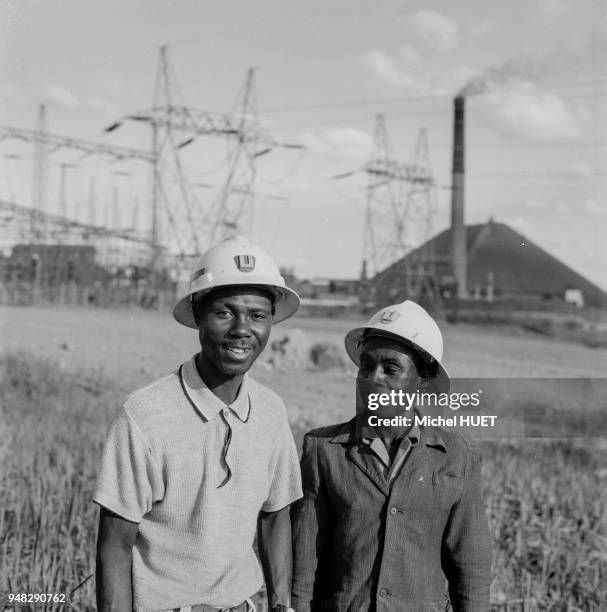 Mineurs à Lubumbashi , circa 1950, République démocratique du Congo.