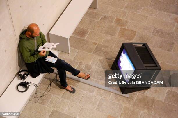 Punta della Dogana Francois Pinault, exposition "slip of the tongue" d'art contemporain pendant la biennale 2015, Venise.