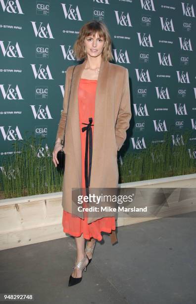 Jacquetta Wheeler attends the Fashioned From Nature VIP preview at The V&A on April 18, 2018 in London, England.
