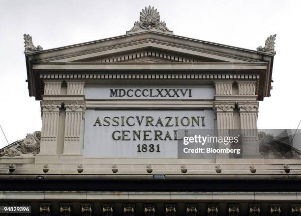 The headquarters of Assicurazioni Generali are seen in Trieste, Italy, Tuesday, March 7, 2006. Shares of Assicurazioni Generali SpA, Italy's largest...