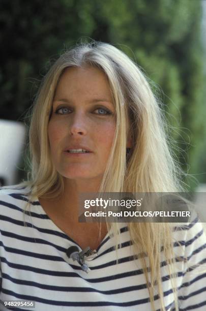 Actrice Bo Derek au Festival de Cannes le 7 mai 1987 à Cannes, France.