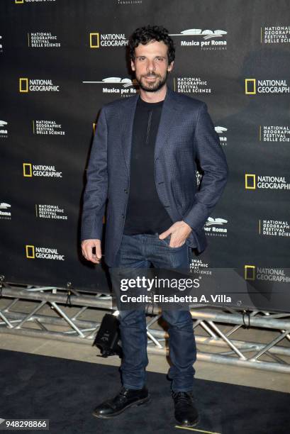 Francesco Montanari attends 'Genius: Picasso' photocall at Auditorium Parco della Musica on April 18, 2018 in Rome, Italy.