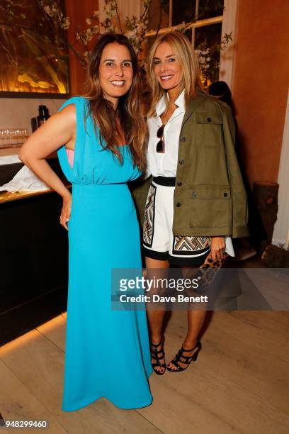 Kathleen Baird-Murray and Kim Hersov attend the Wildsmith Skin launch dinner co-hosted by Skye Gyngell & Kathleen Baird-Murray at Spring at Somerset...