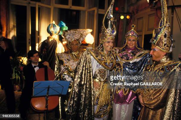 Le carnaval de Venise en mars 1987, Italie.