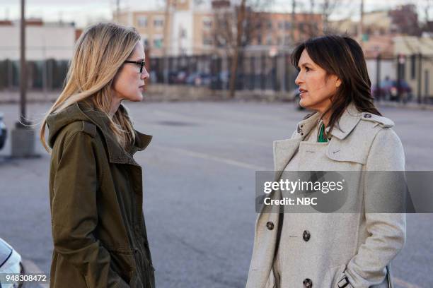Sunk Cost Fallacy" Episode 1919 -- Pictured: Stephanie March as Alexandra Cabot, Mariska Hargitay as Lieutenant Olivia Benson --