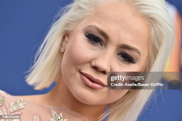 Singer RaeLynn attends the 53rd Academy of Country Music Awards at MGM Grand Garden Arena on April 15, 2018 in Las Vegas, Nevada.