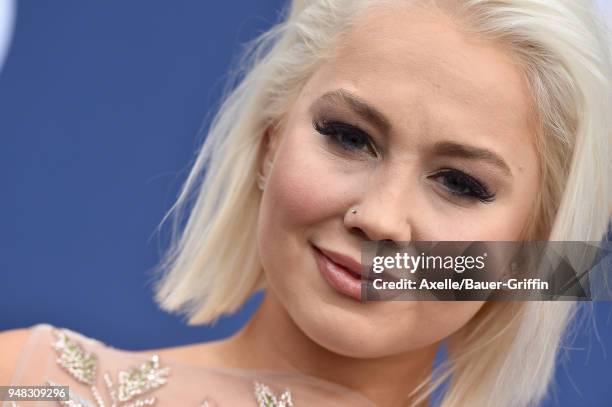 Singer RaeLynn attends the 53rd Academy of Country Music Awards at MGM Grand Garden Arena on April 15, 2018 in Las Vegas, Nevada.