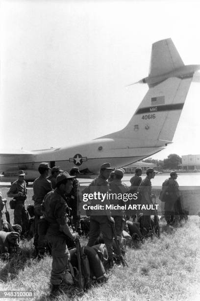 Assistance militaire le 5 juin 1978 à Lubumbashi, Zaïre.