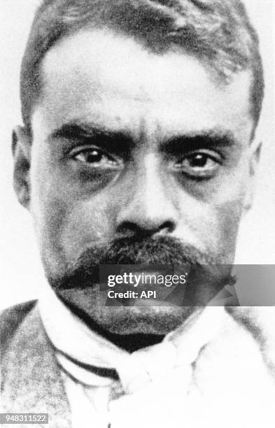 Portrait du révolutionnaire méxicain Emiliano Zapata.