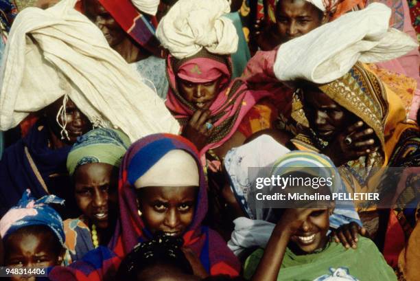 Jeunes femmes africaines en novembre 1980 à Djibouti.