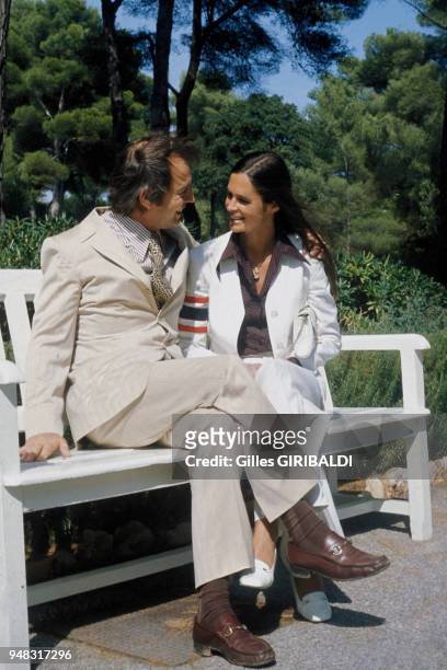 Christiaan Barnard et son épouse Barbara en septembre 1974 en France.
