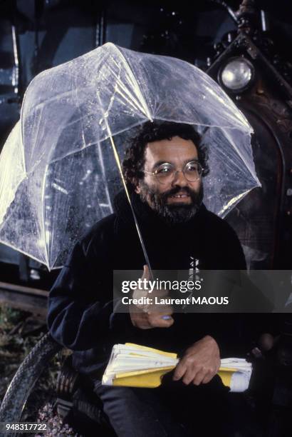 Fernando Arrabal, auteur, dramaturge et metteur en scène, le 4 septembre 1986 à Paris, France.