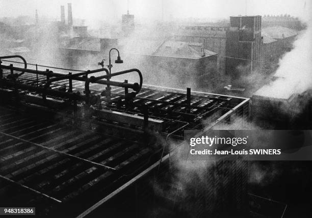 Bâtiment de la brasserie Carlsberg à Copenhague, en 1962, Danemark.