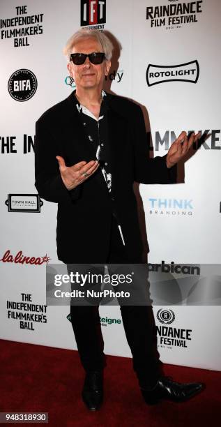 Producer Elliot Grove is arriving to The Raindance Independent Filmmakers Ball in Café de Paris in London, United Kingdom, April 18, 2018.
