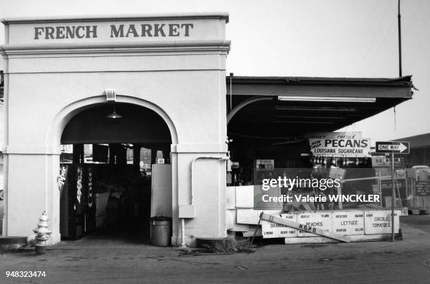 Le ?Marché Français? de la Nouvelle-Orléans, en 1984, en Louisiane, Etats-Unis.