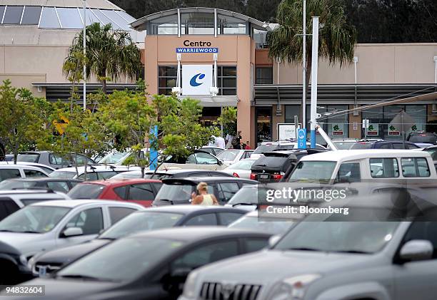 Cars are parked in the parking lot of Centro Properties Group's Warriewood shopping center, in Sydney, Australia, on Wednesday, Dec. 17, 2008....