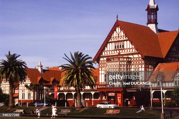 Le Rotorua Museum, en février 1993, Nouvelle-Zélande.