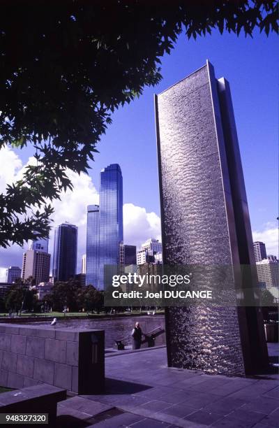 Vue des Rialto Towers à Melbourne, en 2000, Australie.