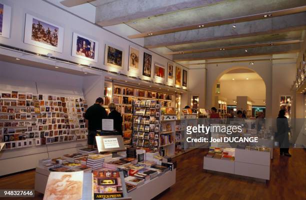 Boutique de souvenirs de la galerie d'art de Nouvelle-Galles du Sud à Sydney, en 2000, Australie.