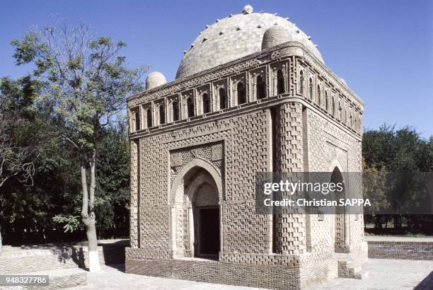 Le mausolee d'Ismaïl Ier à Boukhara, en septembre 1988, Ouzbékistan.