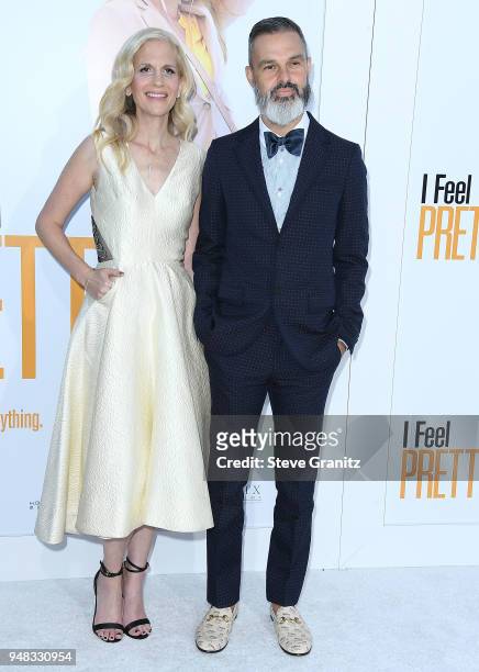 Marc Silverstein arrives at the Premiere Of STX Films' "I Feel Pretty" at Westwood Village Theatre on April 17, 2018 in Westwood, California.