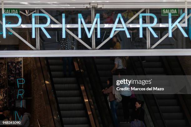 Primark shop in Gran Via street. Primark has turned over 8% more in the first half of its fiscal year. The British textile company owned by...