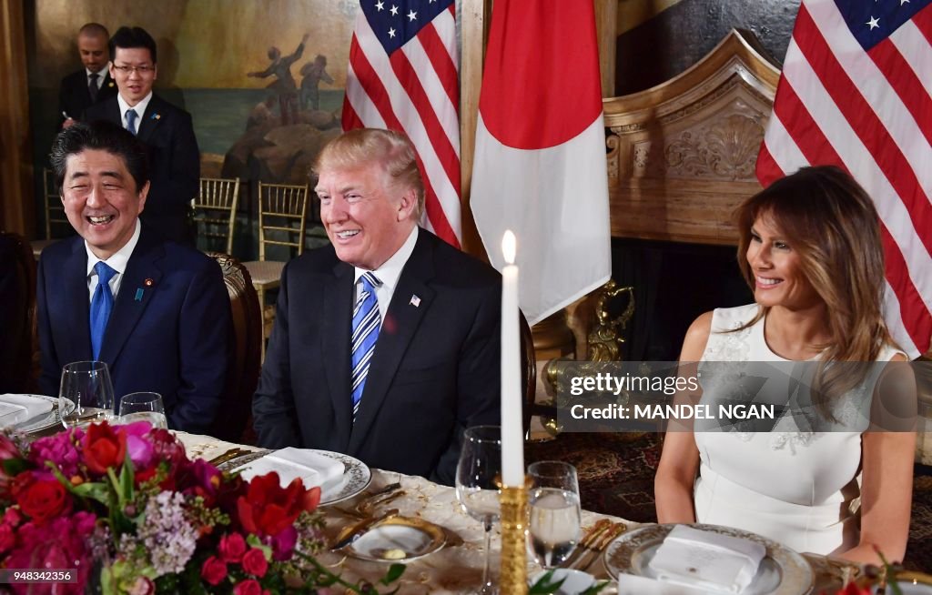 US-JAPAN-DIPLOMACY-TRUMP-ABE