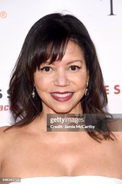 Gloria Reuben attends the Dress for Success Be Bold Gala at Cipriani Wall Street on April 18, 2018 in New York City.