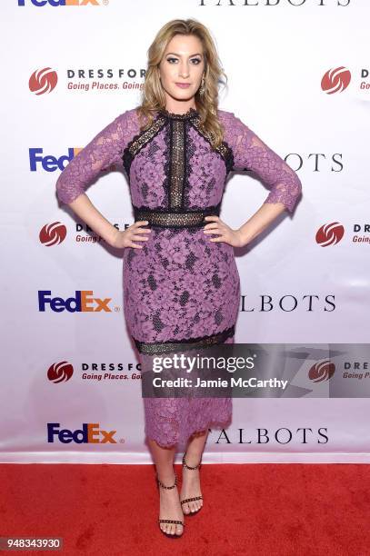 Elizabeth Wagmeister attends the Dress for Success Be Bold Gala at Cipriani Wall Street on April 18, 2018 in New York City.