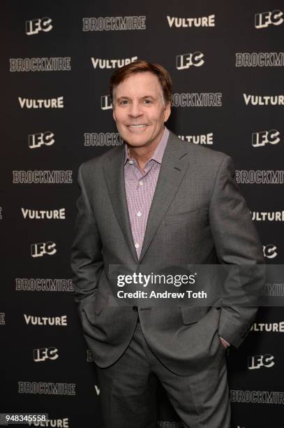 American sportscaster Bob Costas attends the Vulture + IFC celebrate the Season 2 premiere of "Brockmire" at Walter Reade Theater on April 18, 2018...