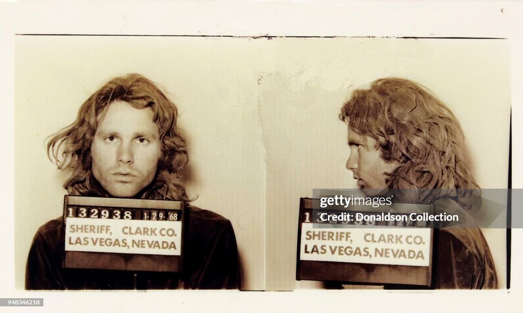 Jim Morrison Mugshot in Las Vegas