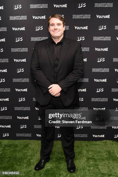 Joel Church-Cooper attends "Brockmire" Season 2 premiere at The Film Society of Lincoln Center, Walter Reade Theatre on April 18, 2018 in New York...