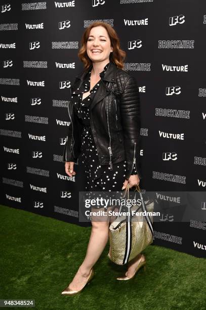 Laura Michelle Kelly attends "Brockmire" Season 2 premiere at The Film Society of Lincoln Center, Walter Reade Theatre on April 18, 2018 in New York...