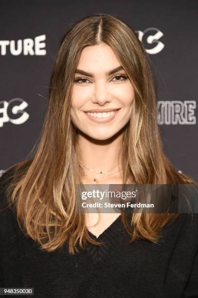 Gabriella Kuti attends "Brockmire" Season 2 premiere at The Film Society of Lincoln Center, Walter Reade Theatre on April 18, 2018 in New York City.