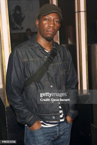 Tiggs Da Author attends the Tape London x PMC launch party at Tape London on April 18, 2018 in London, England.