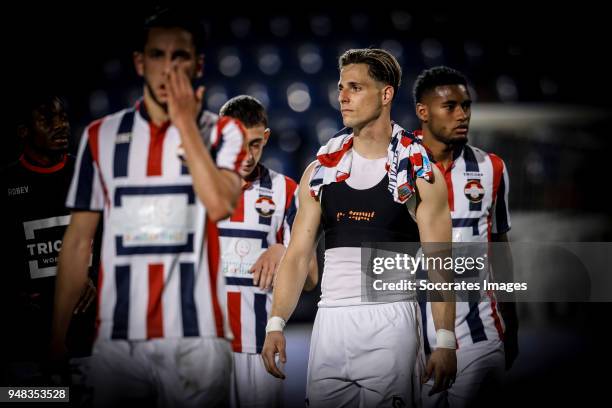 Fran Sol of Willem II during the Dutch Eredivisie match between Willem II v Feyenoord at the Koning Willem II Stadium on April 18, 2018 in Tilburg...