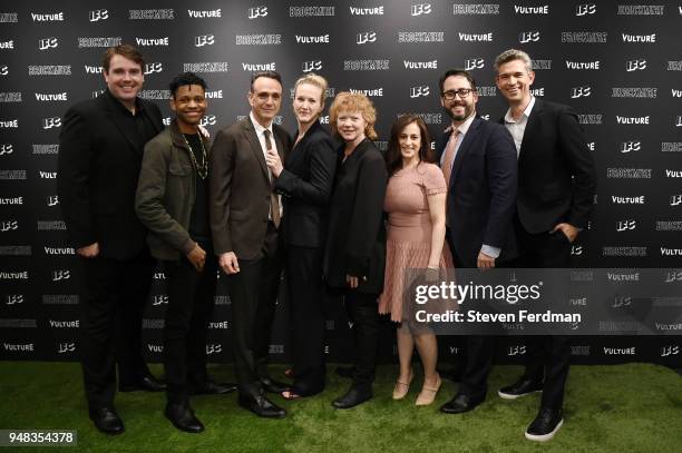 Joel Church-Cooper, Tyrel Jackson Williams, Hank Azaria, Katie Finneran Jennifer Caserta, Becky Ann Baker, Joe Farrell and Mike Farah attend...