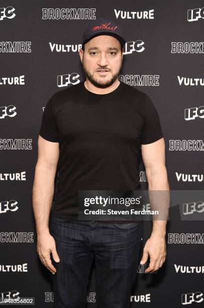 Gregg Bello attends "Brockmire" Season 2 premiere at The Film Society of Lincoln Center, Walter Reade Theatre on April 18, 2018 in New York City.