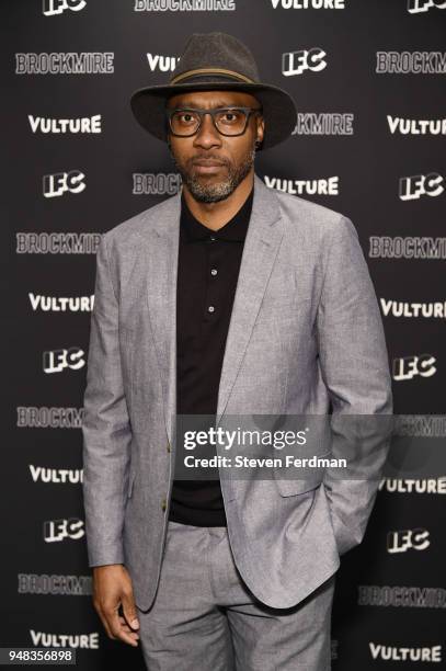 Maurice Marable attends "Brockmire" Season 2 premiere at The Film Society of Lincoln Center, Walter Reade Theatre on April 18, 2018 in New York City.