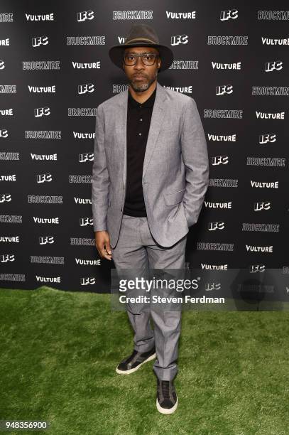Maurice Marable attends "Brockmire" Season 2 premiere at The Film Society of Lincoln Center, Walter Reade Theatre on April 18, 2018 in New York City.