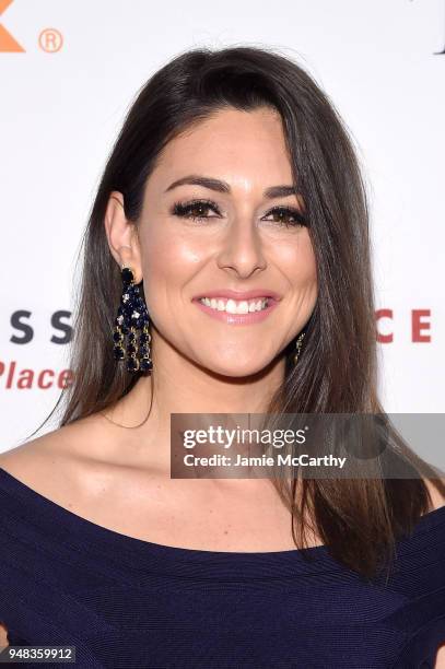 Erielle Reshef attends the Dress for Success Be Bold Gala at Cipriani Wall Street on April 18, 2018 in New York City.