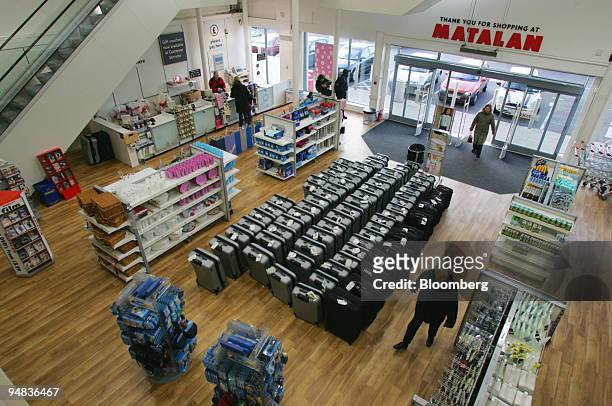 Customers shop in the home section of a Matalan store, Tuesday, February 28 in Dartford, U.K. Matalan Plc, the U.K.'s largest discount clothing...