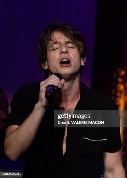 Singer/songwriter Charlie Puth performs at the The Peppermint Club, on April 17, 2018 in West Hollywood, California. Charlie Puth's silky falsetto...