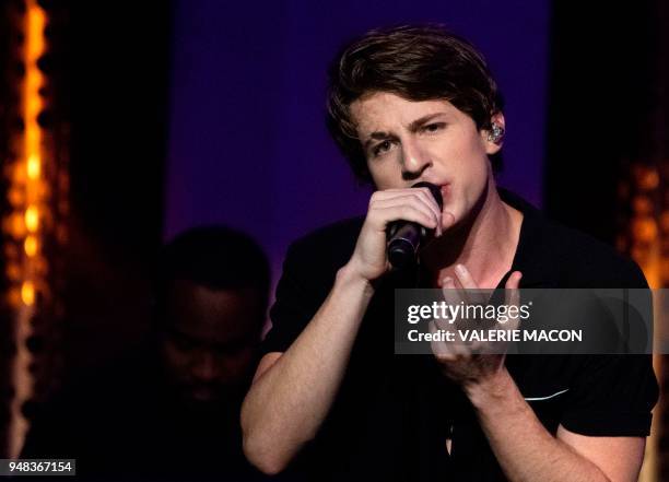 Singer/songwriter Charlie Puth performs at the The Peppermint Club, on April 17, 2018 in West Hollywood, California. Charlie Puth's silky falsetto...