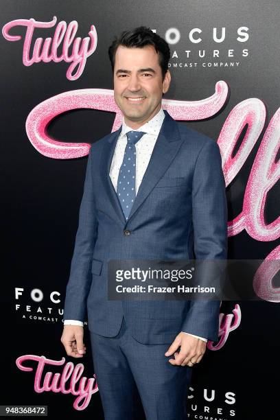 Ron Livingston attends the premiere of Focus Features' "Tully" at Regal LA Live Stadium 14 on April 18, 2018 in Los Angeles, California.