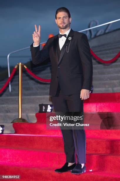 Horacio Pancheri attends the Dolce & Gabbana Alta Moda and Alta Sartoria collections fashion show at Soumaya Museum on April 18, 2018 in Mexico City,...