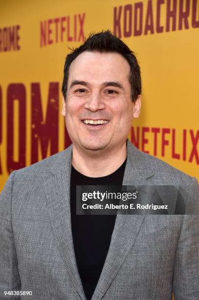 Mark Raso attends the premiere of Netflix's "Kodachrome" at ArcLight Cinemas on April 18, 2018 in Hollywood, California.