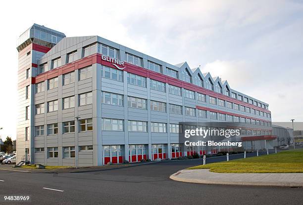 The headquarters of the Glitnir Bank sit in Reykjavik, Iceland, on Wednesday, Oct. 1, 2008. Iceland may receive a $6 billion financial aid package...