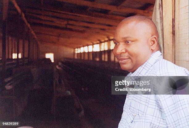 Abdullahi Saidu wants compensation from the government to help him restock his poultry farm on Saturday, February 25, 2006. Bird flu claimed his...