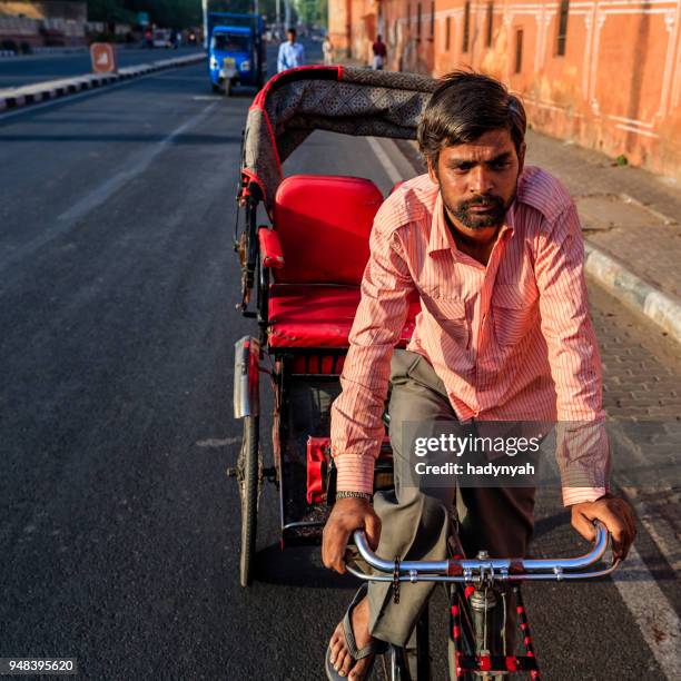 Friends Riding Cycle Rickshaw Indian Men Ride Cycle Rickshaw India High-Res Stock Photo - Getty Images